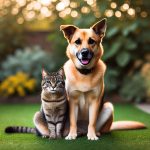 Un perro y un gato juntos, mostrando sus diferencias y similitudes.